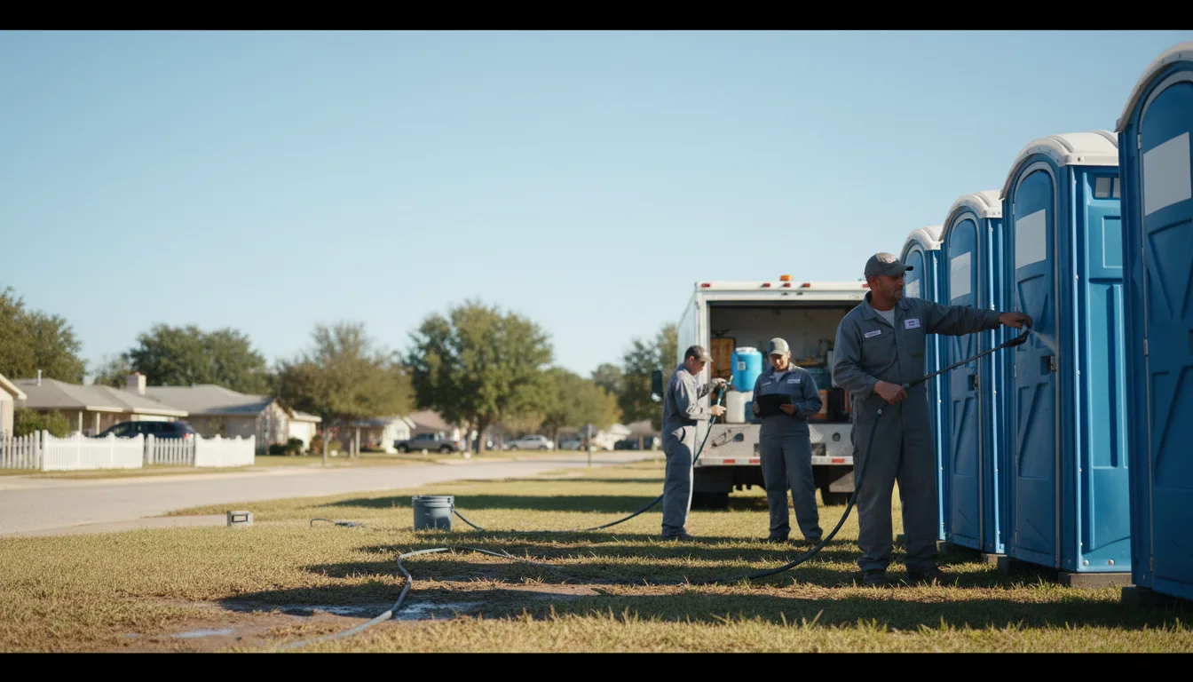 Long-Term Portable Toilet Rental in Leesburg, OH near me